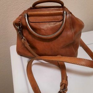 square leather bag